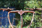 Castor Oil Tree copper fountain by Gary Pickles